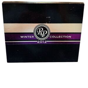 Rocky Patel Winter Collection Wooden Robusto Cigar Box EMPTY Black & Purple 2012